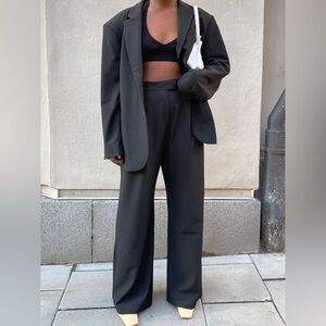 Djerf Avenue “Favorite Pants” Black trouser pants 👖